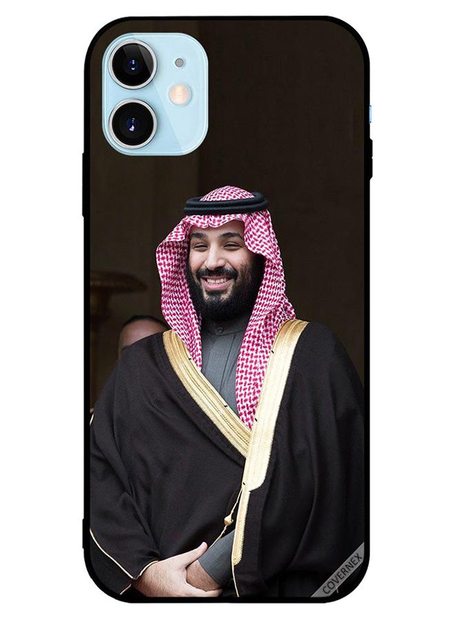 كوفرنيكس غطاء حماية واق لهاتف أبل آيفون 12 صورة الأمير محمد بن سلمان يبتسم - Image 1