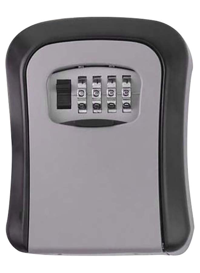 Generic 4-Digit Combination Password Key Box Organizer Grey/Black  - Image 1