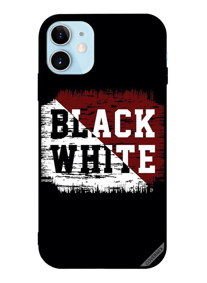 كوفرنيكس غطاء حماية واق لهاتف أبل آيفون 12 ميني أسود/أبيض - Image 1