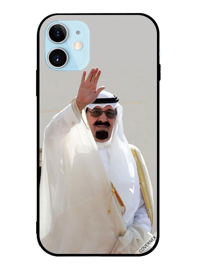 Covernex Apple iPhone 12 Mini Protective Case Cover Printed Featuring King Abdullah Raising Hand DESIGN_1228 - Image 1