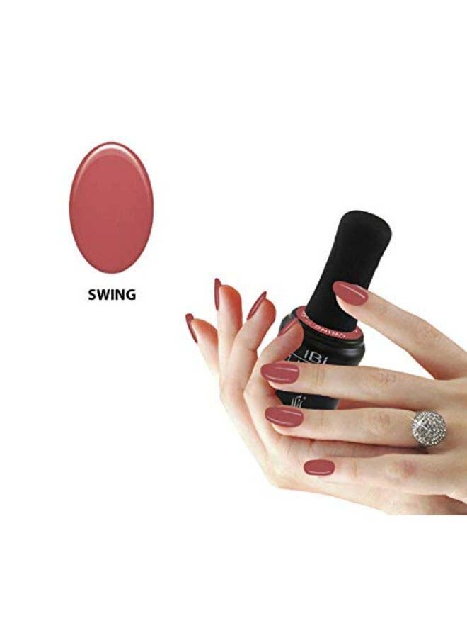 آي بي آي طلاء أظافر لامع وممتاز يُجفف عن طريق مصباح LED بالأشعة فوق البنفسجية كستنائي - Image 2