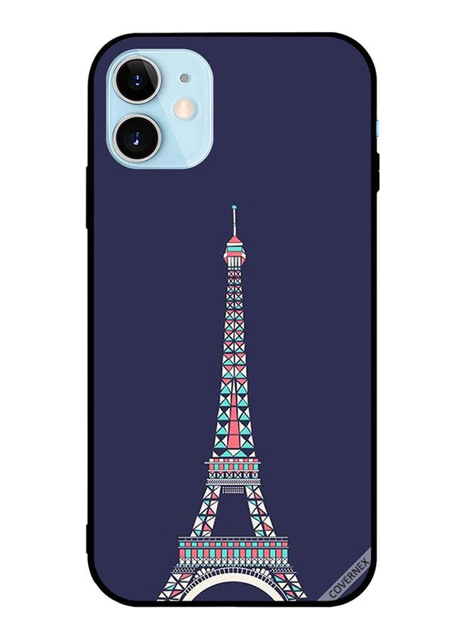 Covernex Protective Case Cover For Apple iPhone 12 mini Eiffel Tower Art - Image 1
