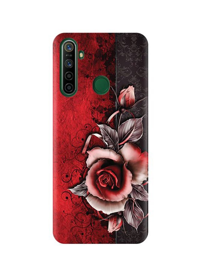 AMC DESIGN Protective Case Cover For Realme 5i Red/Grey/Black  - Image 1