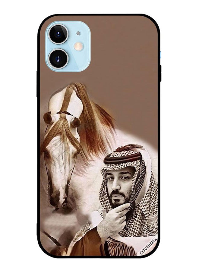 Covernex - Protective Case Cover For Apple iPhone 12 Mini Brown/White - Image 1