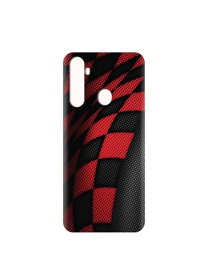 إيه إم سي ديزاين غطاء حماية واق لهاتف ريلمي 5i أحمر وأسود - Image 2