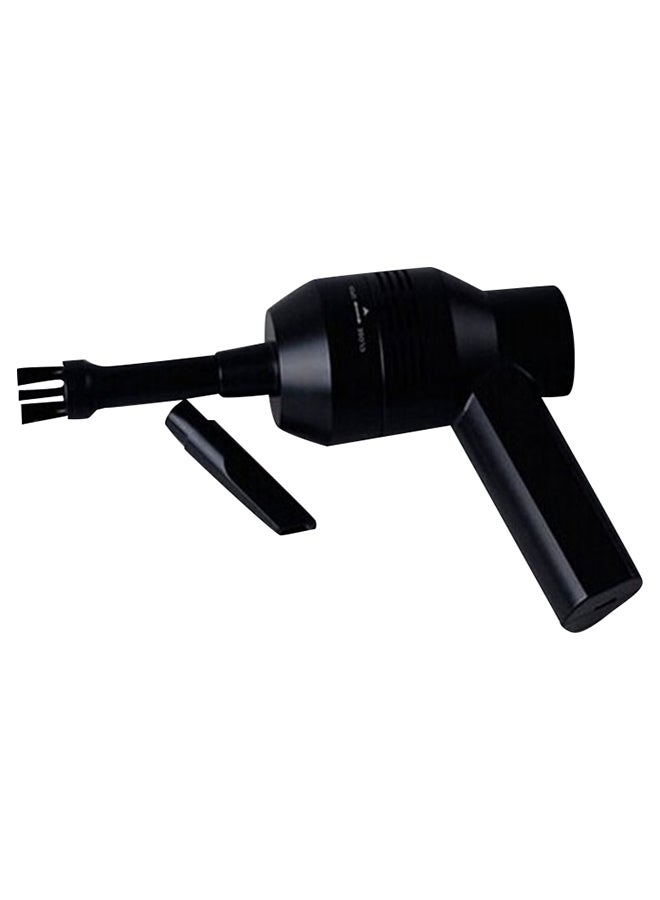 USB Computer Keyboard Mini Vacuum Cleaner Black - Image 1