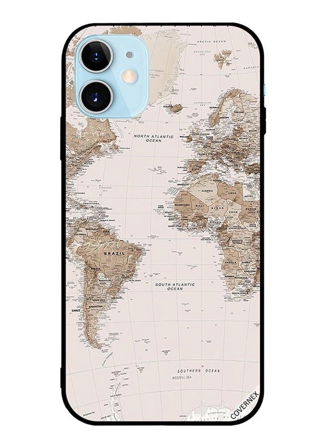Covernex Protective Case Cover For Apple iPhone 12 mini World Map - Image 1