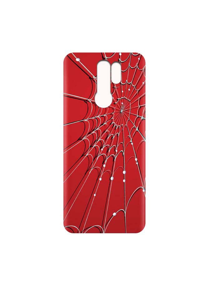 AMC DESIGN Protective Case Cover For Xiaomi Redmi 9 Red/White - Image 2