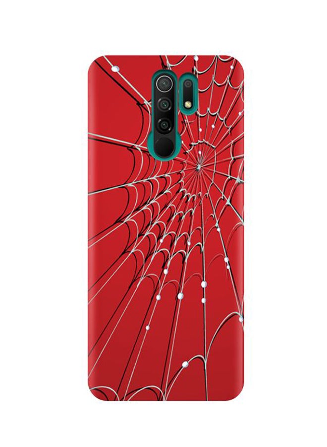 AMC DESIGN Protective Case Cover For Xiaomi Redmi 9 Red/White - Image 1