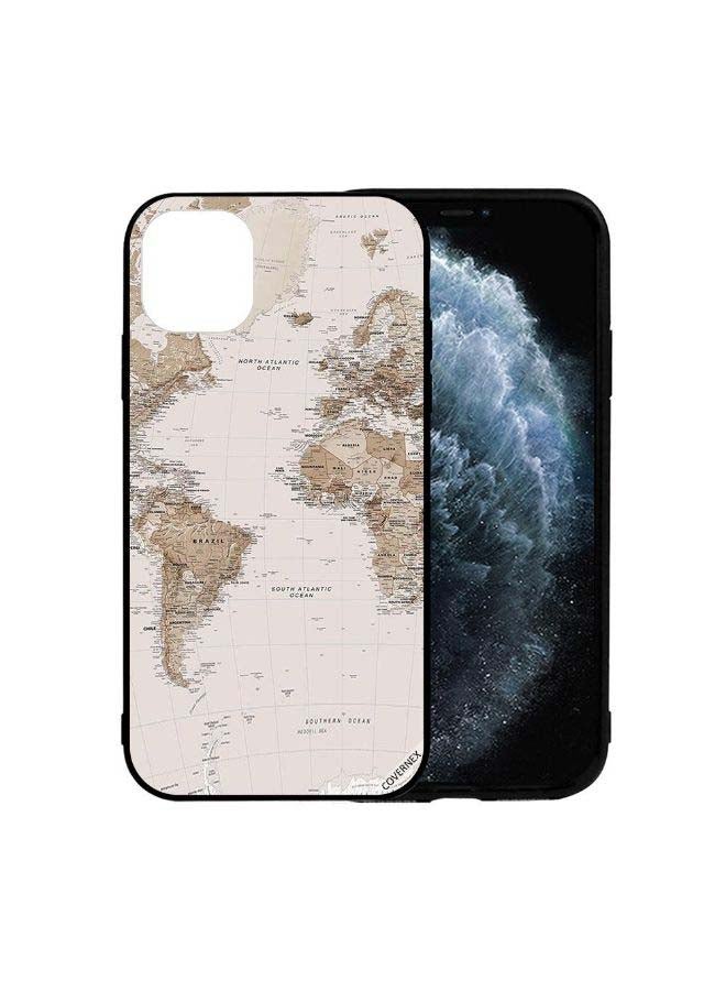 Covernex Protective Case Cover For Apple iPhone 12 mini World Map - Image 2
