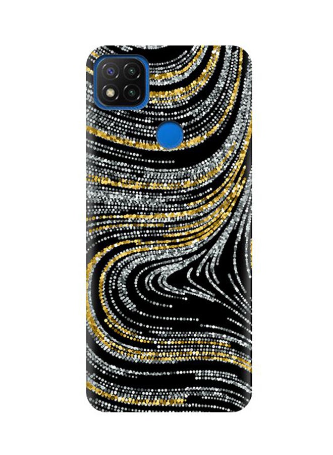 إيه إم سي ديزاين غطاء حماية واق لهاتف شاومي ريدمي 9C فضي/ذهبي/اسود - Image 1