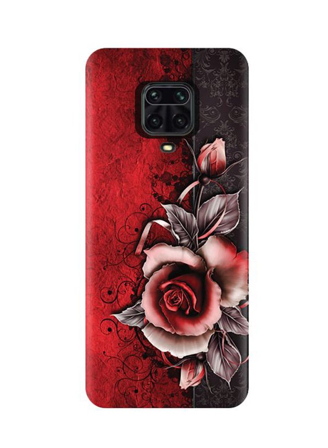 إيه إم سي ديزاين غطاء حماية واق لهاتف شاومي ريدمي نوت 9 برو ماكس رمادي / أحمر / أسود - Image 1