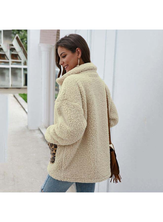 Long Sleeve Jacket Beige - Image 2