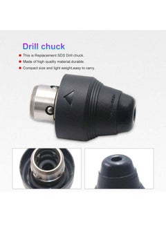 Generic Replacement SDS Electric Hammer Drill Chuck Black/Silver 8cm  - Image 2