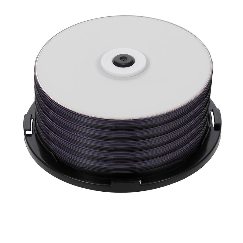 50 Pieces 215MIN 8X DVD+R DL 8.5GB Blank Disc Customizable DVD Disk For Data & Video White  - Image 4