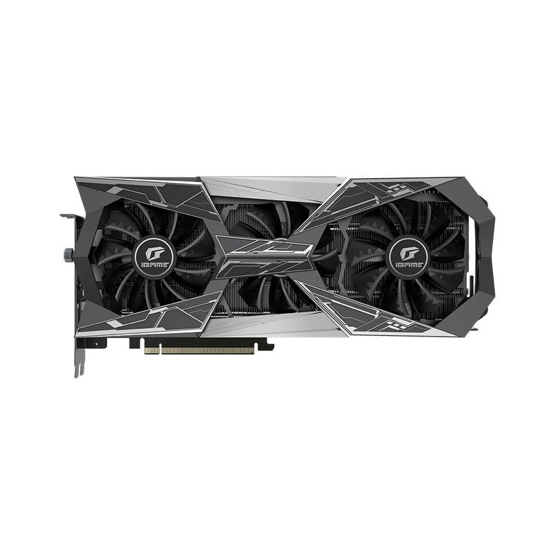 Colorful - iGame GeForce RTX 2080 Super Vulcan X OC GDDR6 8G GPU Graphic Card With One-key Overclock RGB LCD Black - Image 1