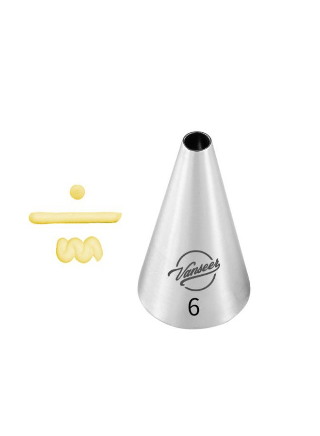 Beauenty Cake Decorating Piping Nozzle Silver 5cm - Image 2