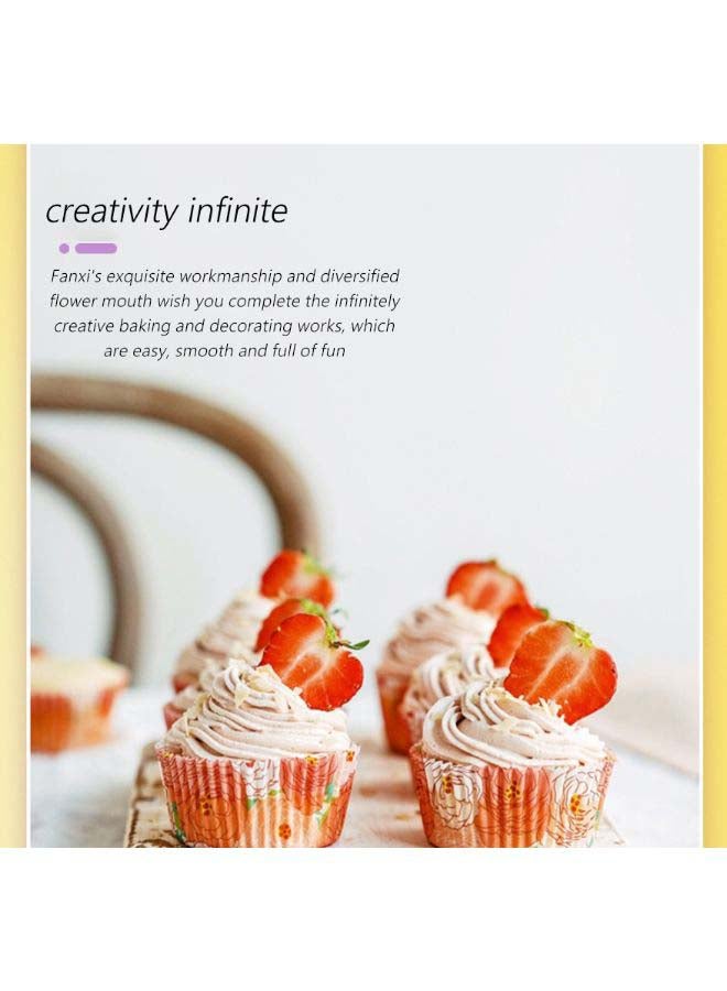 Beauenty Cake Decorating Piping Nozzle Silver/Black 5cm - Image 4