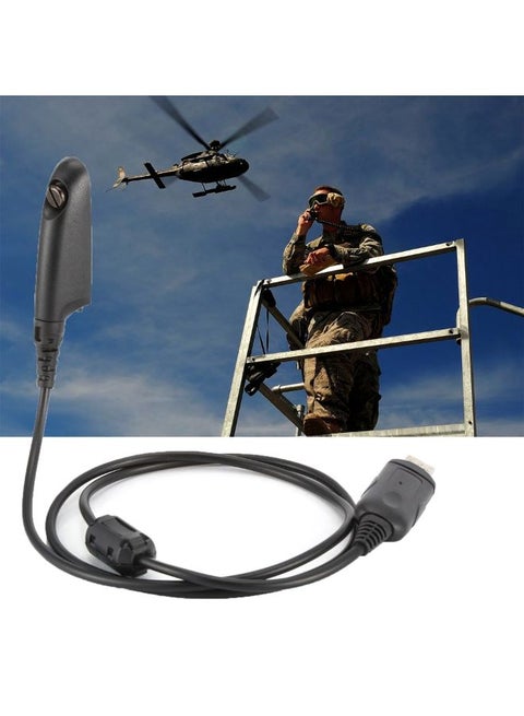 Usb Programming Cable For Motorola Radio With Magnetic Ring Gp340 Black