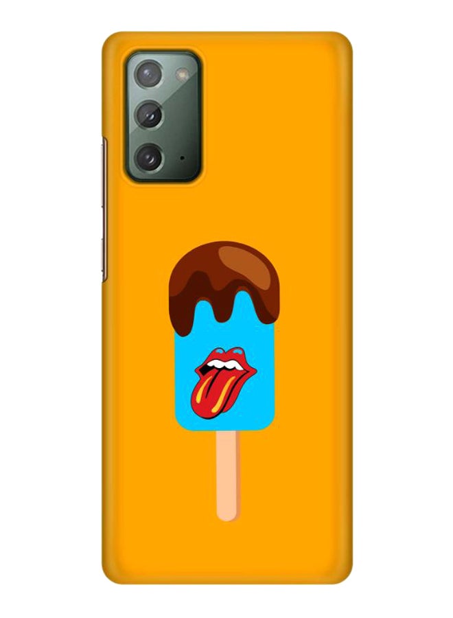 Stylizedd Protective Case Cover For Samsung Galaxy Note20 Orange/Blue/Brown - Image 1
