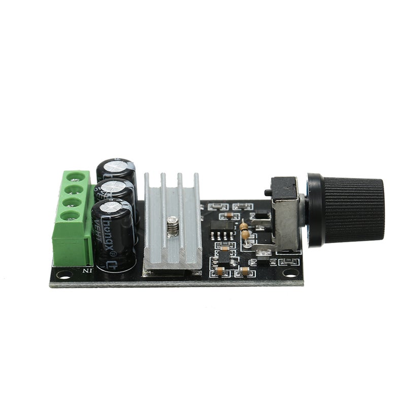 Generic - 6V 12V 24V 28V 3A PWM DC Motor Speed Regulator Controller With Adjustable Switch multicolour - Image 1