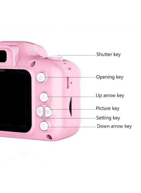 X2 Children'S Digital Camera Photo Recording Multi-Function Children'S Camera pink