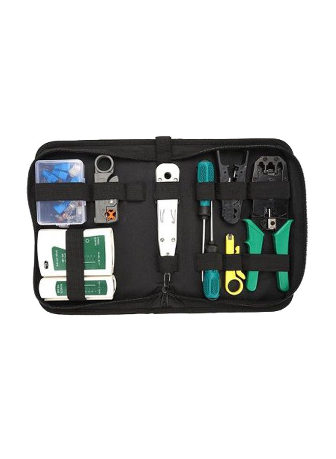 Generic 10-Piece Portable Lan Network Repair Tool Kit Multicolour  - Image 1