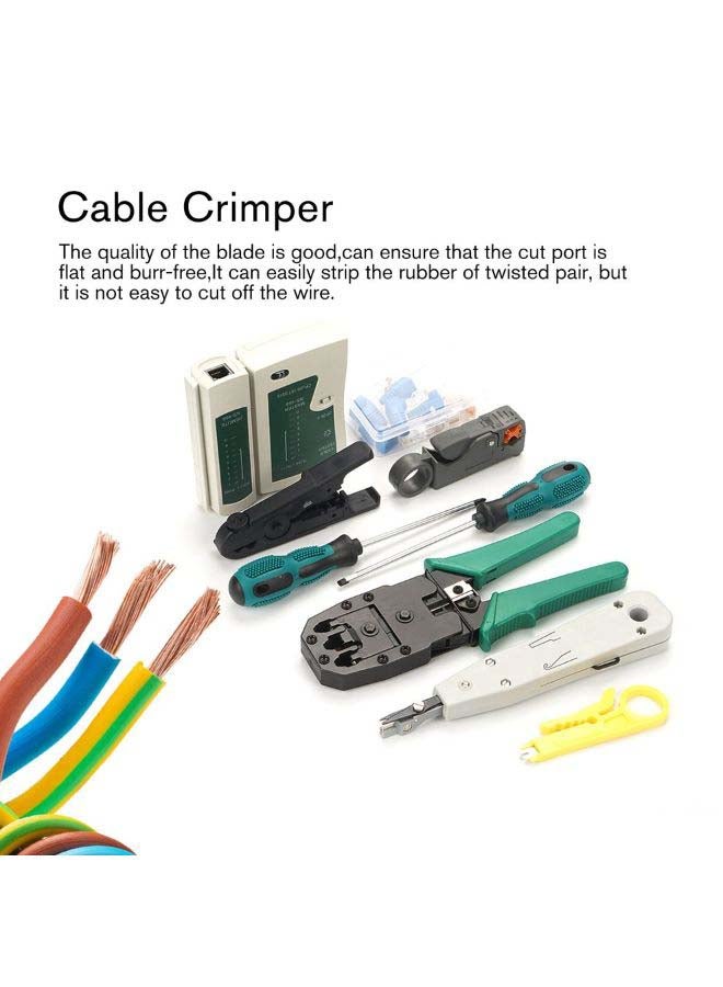 Generic 10-Piece Portable Lan Network Repair Tool Kit Multicolour  - Image 3