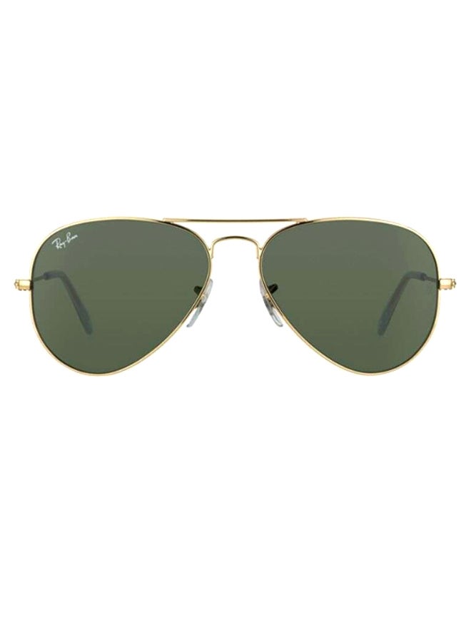 Ray-Ban Men's UV Protected Aviator Sunglasses - Lens Size : 55 mm - Image 1