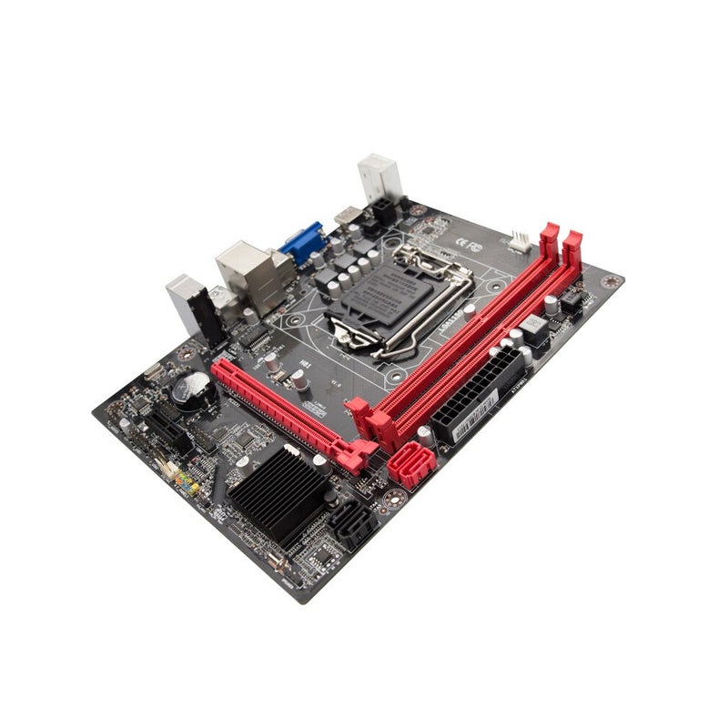 Generic - H81 Motherboard LGA1150 DDR3 M-ATX Mainboard Support i3 i5 3470 4590CPU Multicolour - Image 1