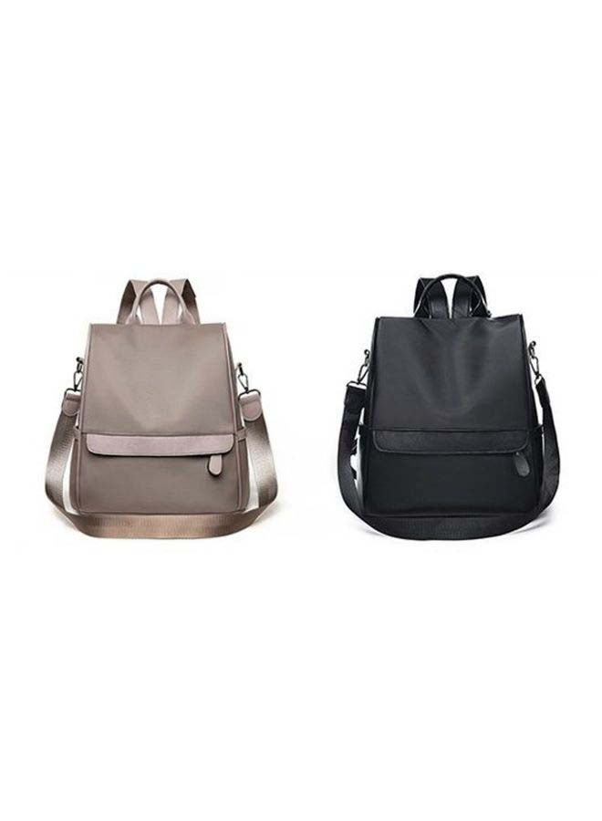 Generic Anti-theft Backpack Light Grey  - Image 2