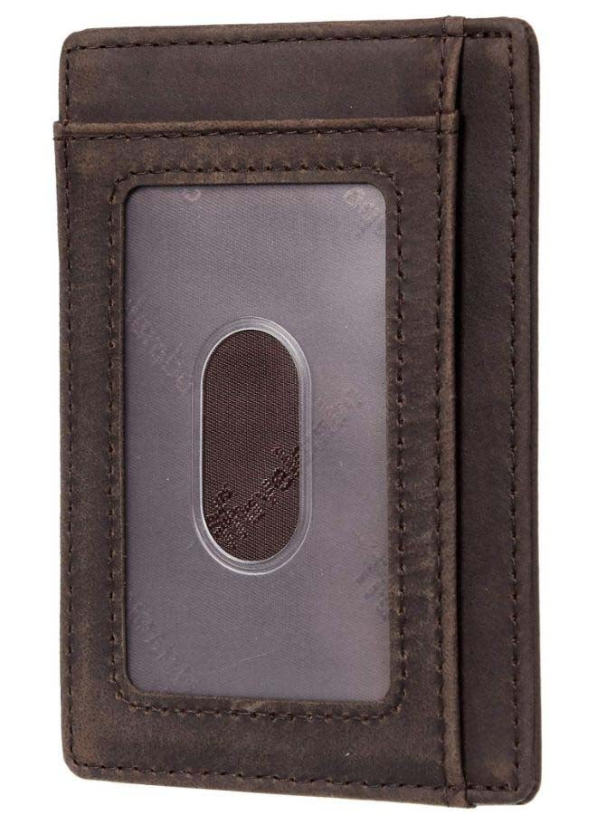 Travelambo Front Pocket Leather Wallet Brown  - Image 2