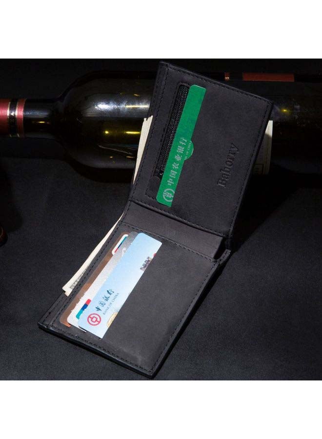 Solid Bi-Fold Wallet Black - Image 2