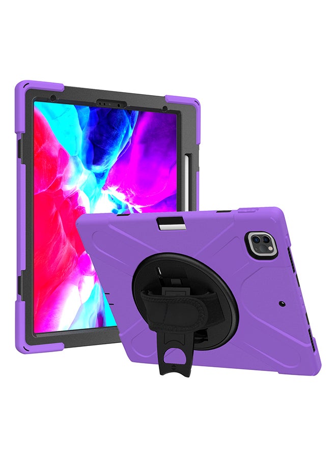 Rock Pow Protective Case Cover For Apple iPad Pro Purple/Black - Image 1