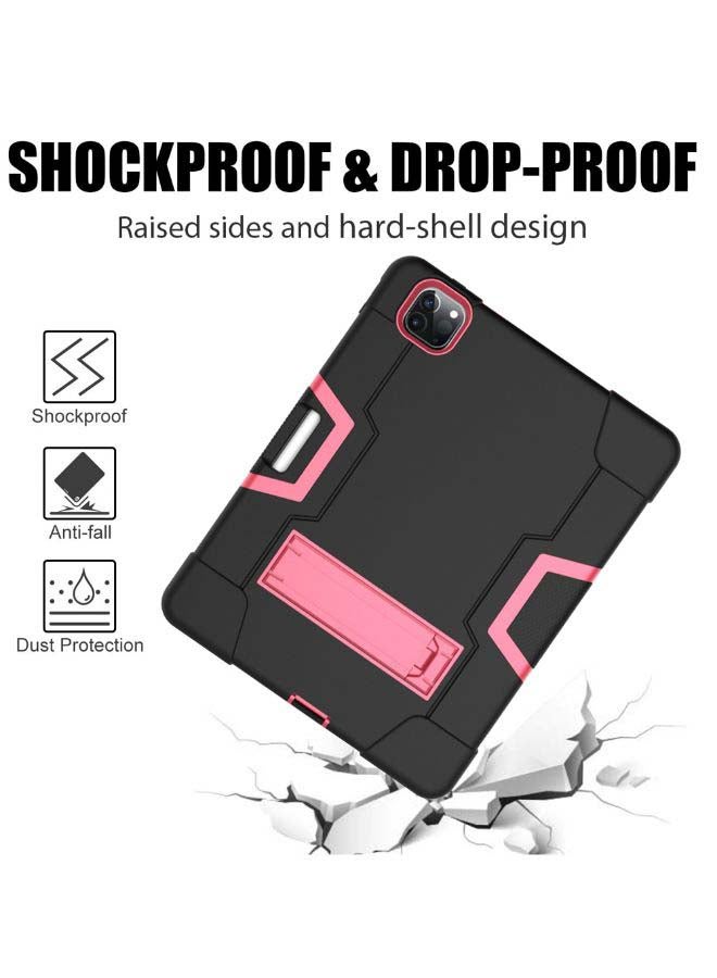 Rock Pow Protective Case Cover For Apple iPad Pro Red/Black  - Image 3