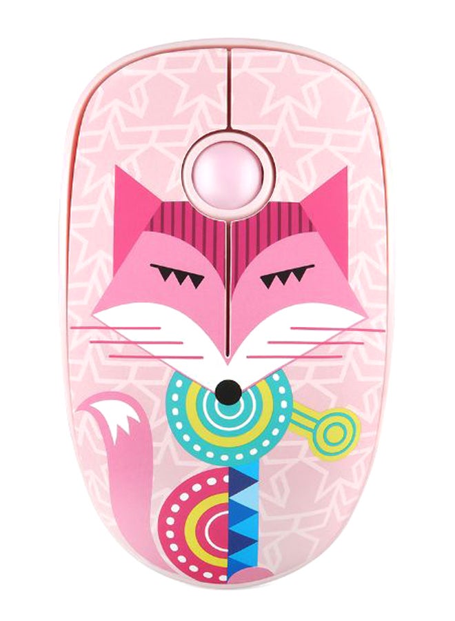 FD V8H 2.4G Wireless Mute Mouse Plug & Play Slim Mice Pink - Image 1