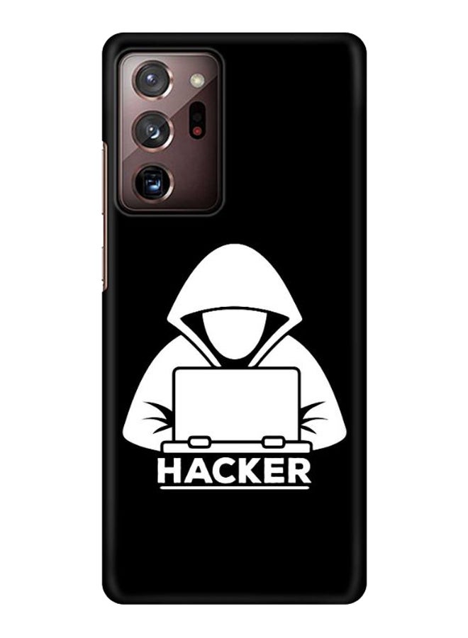 ستايلايزد غطاء حماية واق لهاتف سامسونج جالاكسي نوت 20 ألترا أسود/ أبيض - Image 1