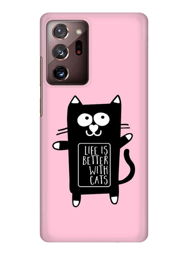 Stylizedd Protective Case Cover For Samsung Galaxy Note20 Ultra Pink/Black/White - Image 1