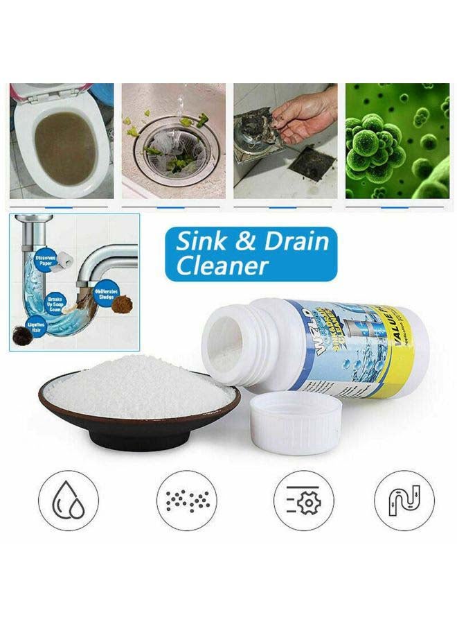 منظف قوي عالي الكفاءة لحوض الصرف الصحي أبيض - Image 3