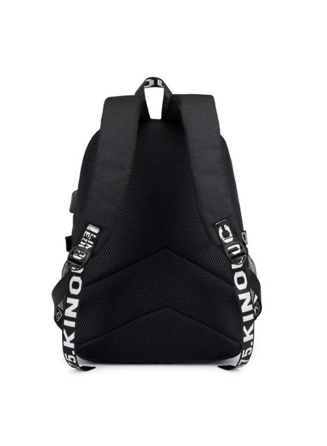 Marshmello Luminous Schoolbag Backpack Black/White - Image 2