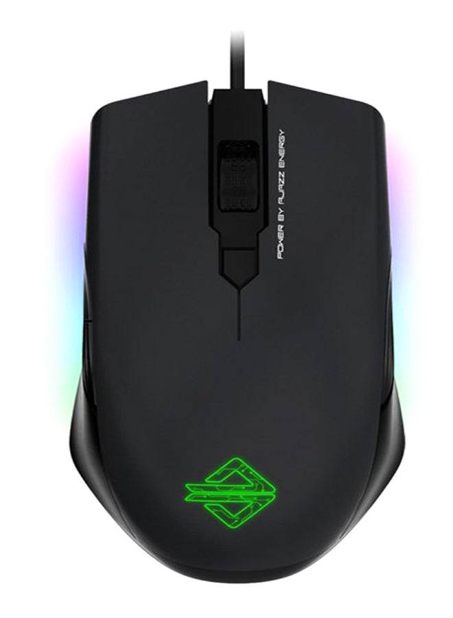 Ajazz Ergonomic Design Wired Gaming Mouse Black - Image 1