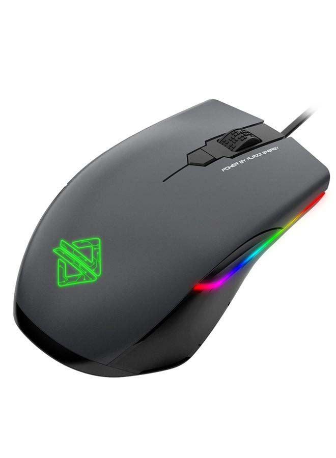 Ajazz Ergonomic Design Wired Gaming Mouse Black - Image 2