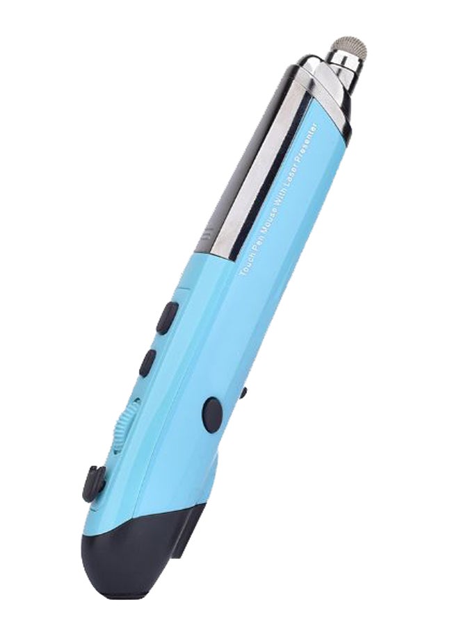 Wireless Optical Touch-Pen Mouse Blue/Silver/Black - Image 1