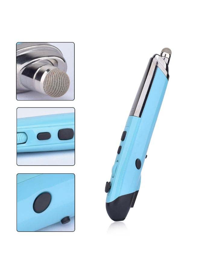 Wireless Optical Touch-Pen Mouse Blue/Silver/Black - Image 3