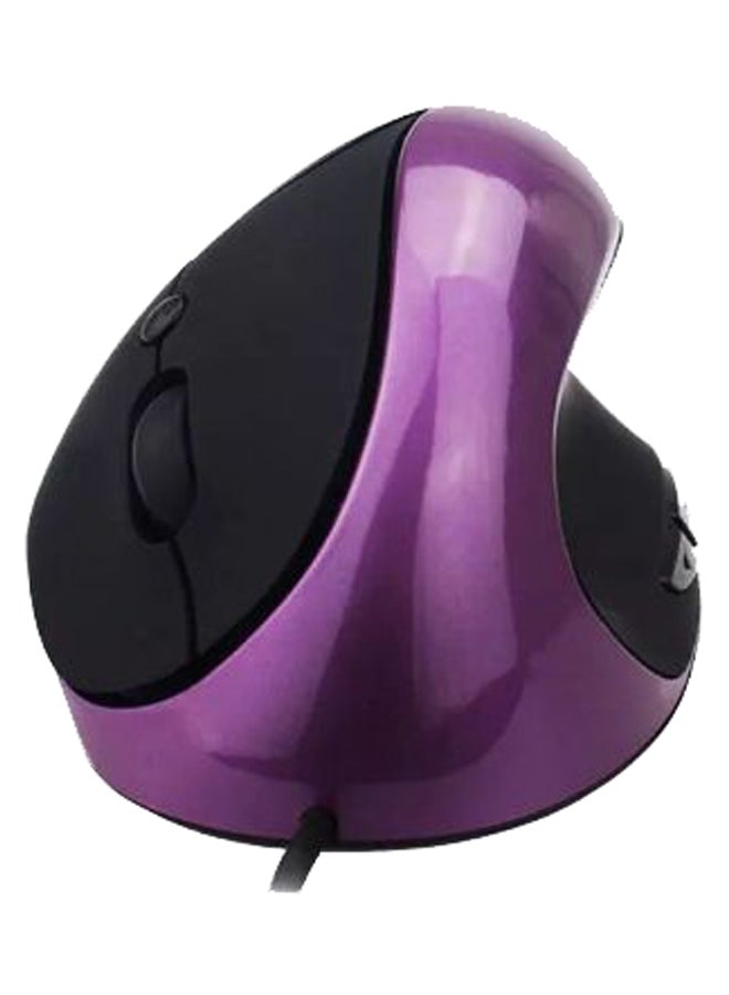 Wired Vertical Optical Mouse Purple/Black