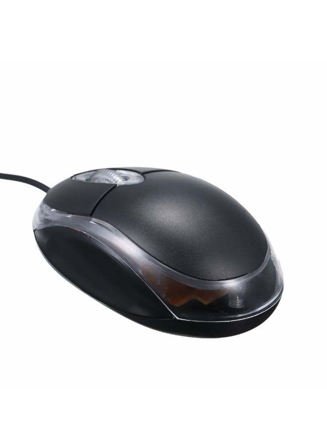 Generic - Mini Portable Optical Mouse Black - Image 1