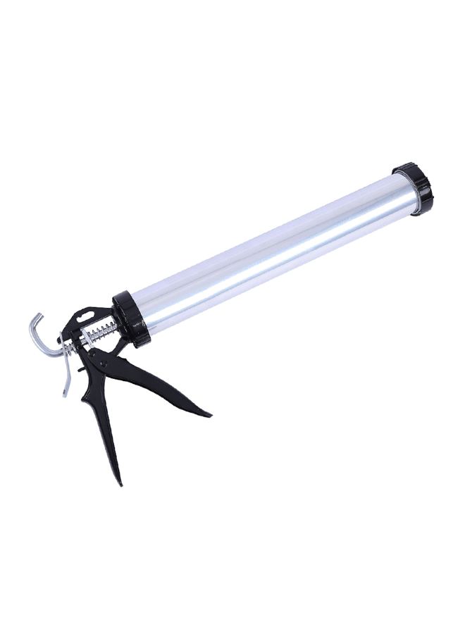 Labour-Saving Manual Glass Cement Caulking Tool Black/Silver