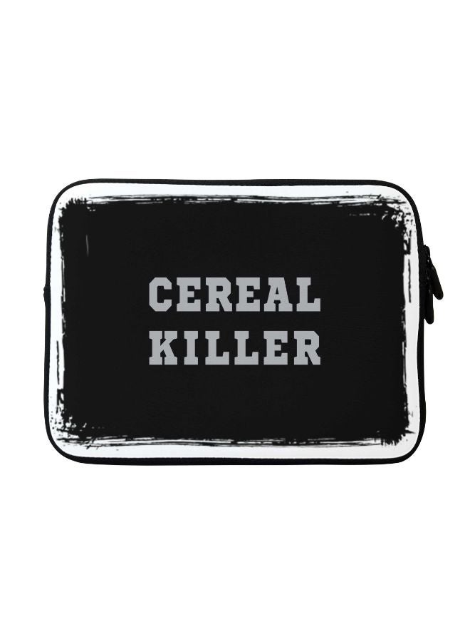 Stylizedd Cereal Killer Printed Sleeve For Apple MacBook 15 inch Black/Grey/White - Image 1
