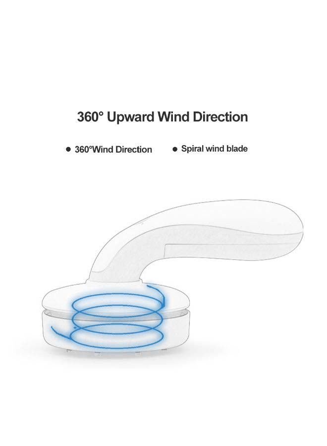 منظف مكتبي صغير بتصميم محمول باليد وقابل للشحن ومزود بمنفذ USB أخضر نعناعي/أبيض 15 x 8.5سم - Image 2