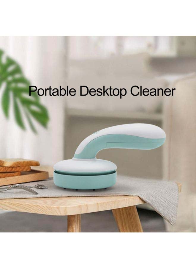 منظف مكتبي صغير بتصميم محمول باليد وقابل للشحن ومزود بمنفذ USB أخضر نعناعي/أبيض 15 x 8.5سم - Image 3